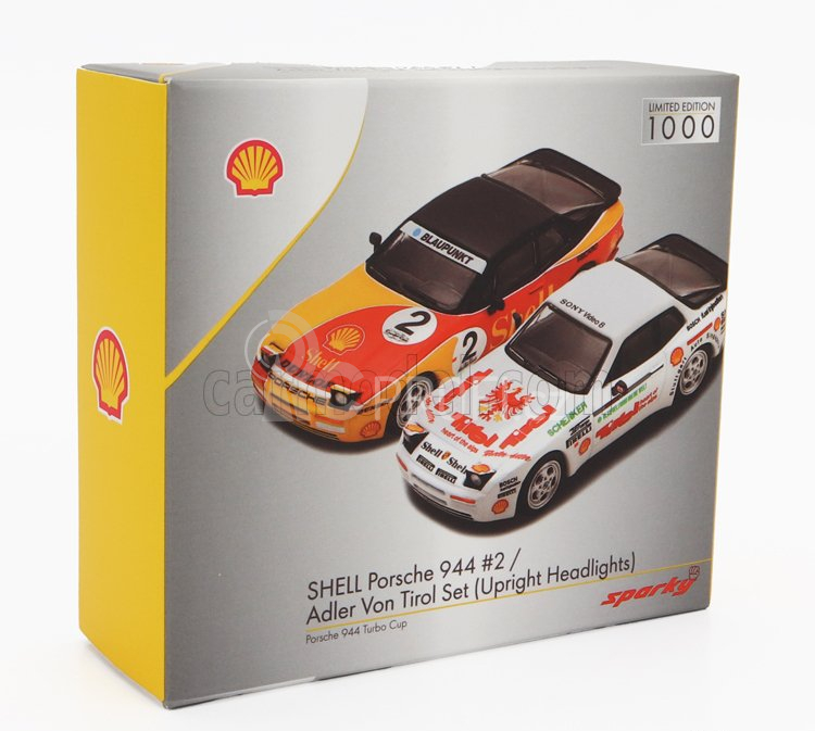 Spark-model Porsche Set 2x 944 Shell N 2 Racing + 944 N 0 Racing Turbo Cup 1989 1:64 Různé