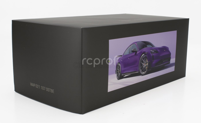 Spark-model Porsche Taycan Turbo Gt (j1.2) Weissach Package 2024 - Con Vetrina - With Showcase 1:18 Purple Sky Met
