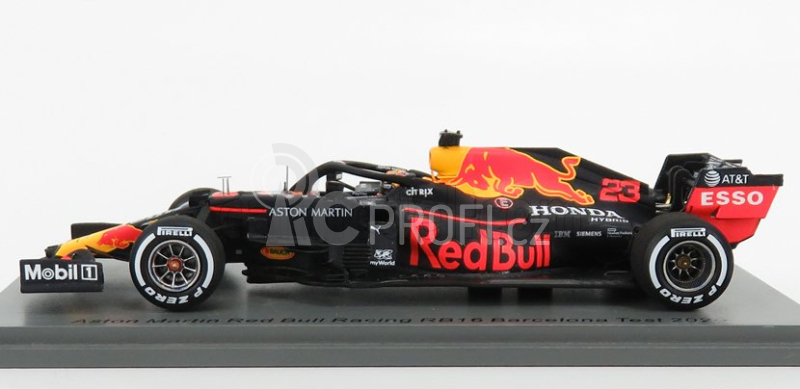 Spark-model Red bull F1  Rb16 Honda Team Aston Martin N 23 Test 2020 A.albon 1:43 Matná Modrá Červená Žlutá