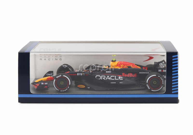 Spark-model Red bull F1  Rb20 Team Oracle Red Bull Racing N 11 2nd Bahrain Gp 2024 Sergio Perez 1:43 Modrá Žlutá Červená