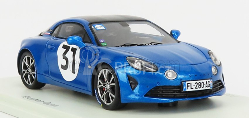 Spark-model Renault A110s Alpine N 31 Rally Montecarlo 2021 E.ocon 1:43 Modrá Černá