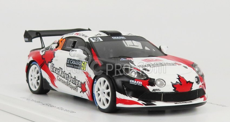 Spark-model Renault Alpine A110 Rally N 50 Rally Montecarlo 2022 I.crerar - E.racette 1:43 Bílá Červená Černá