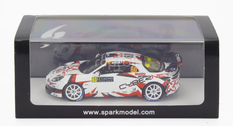 Spark-model Renault Alpine A110 Rgt Team Chazel Technologies Course N 60 4th Rgt Rally Montecarlo 2024 Armand Fumal - Jules Escartefigue 1:43 Bílá Černá