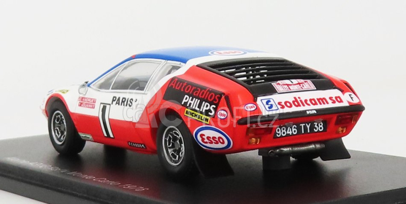 Spark-model Renault Alpine A310 N 1 Rally Montecarlo 1976 J.c.andruet - Y.jouanny 1:43 Bílá Červená Modrá