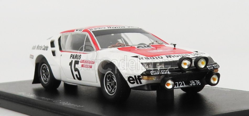 Spark-model Renault Alpine A310 N 15 Rally Montecarlo 1976 M.c.beaumont - C.giganot 1:43 Bílá Červená