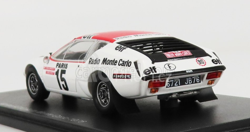 Spark-model Renault Alpine A310 N 15 Rally Montecarlo 1976 M.c.beaumont - C.giganot 1:43 Bílá Červená
