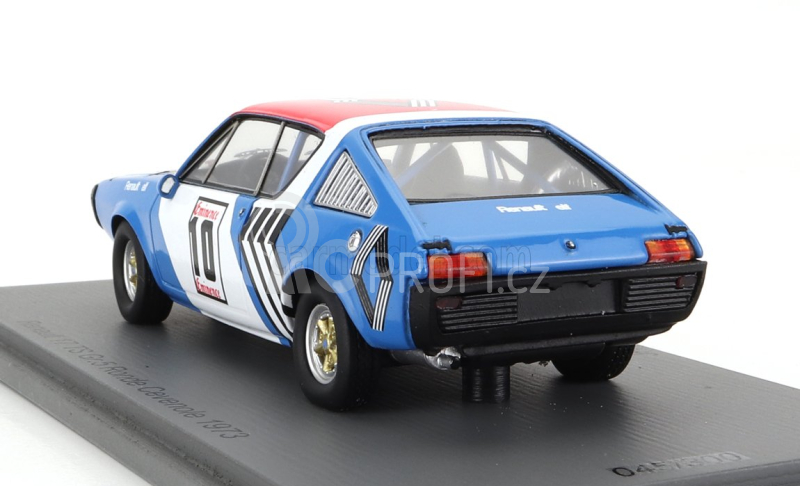 Spark-model Renault R17 N 10 3rd Ronde Cevenole 1973 J.p.nicolas 1:43 Modrá Černá Bílá Červená