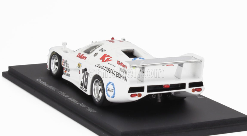 Spark-model Rondeau M382 3.3l V8 Team Bussi N 38 24h Le Mans 1982 Christian Bussi - Pascal Witmeur - Bernard De Dryver 1:43 Bílá