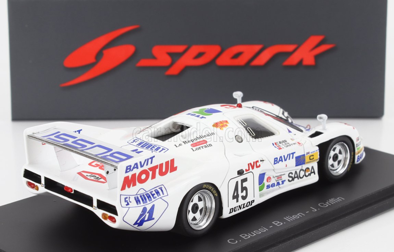 Spark-model Rondeau M382 N 45 24h  Le Mans 1984 Christian Bussi - Bruno Ilien - Jack Griffin 1:43 Bílá