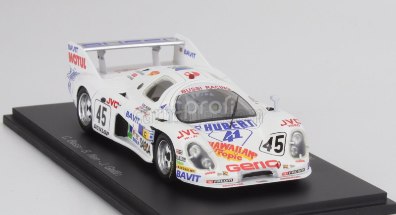 Spark-model Rondeau M382 N 45 24h  Le Mans 1984 Christian Bussi - Bruno Ilien - Jack Griffin 1:43 Bílá