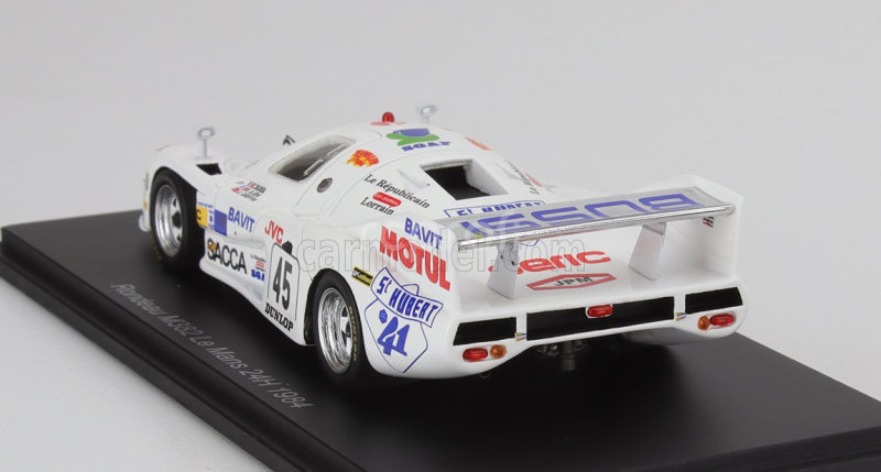Spark-model Rondeau M382 N 45 24h  Le Mans 1984 Christian Bussi - Bruno Ilien - Jack Griffin 1:43 Bílá