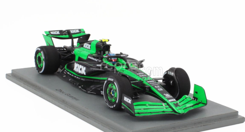 Spark-model Sauber F1  C44 Team Stake Kick N 24 8th Qatar Gp 2024 Zhou Guanyu 1:43 Zelená Černá