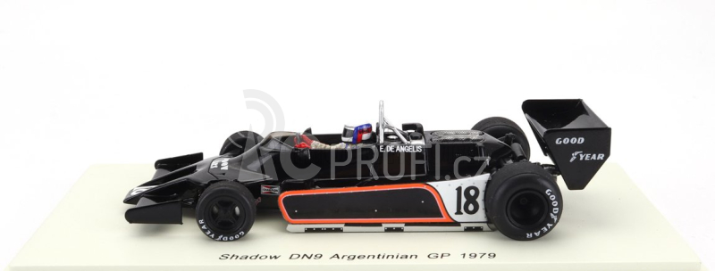 Spark-model Shadow F1  Dn9 N 18 Argentina Gp 1979 Elio De Angelis 1:43 Black