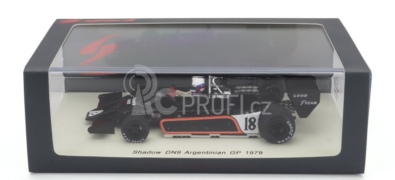 Spark-model Shadow F1  Dn9 N 18 Argentina Gp 1979 Elio De Angelis 1:43 Black