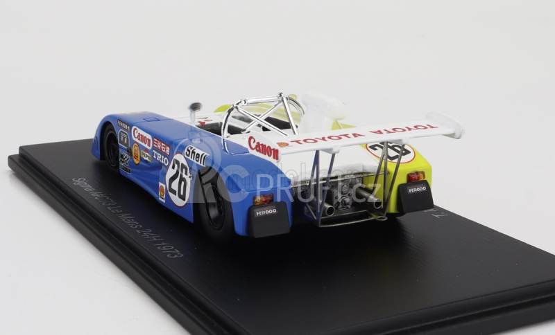 Spark-model Sigma Mc73 Team Sigma Automotive N 26 24h Le Mans 1973 T.ikuzawa - H.fushida - P.dal Bo 1:43 Modrá Bílá Žlutá
