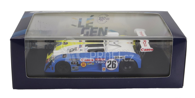 Spark-model Sigma Mc73 Team Sigma Automotive N 26 24h Le Mans 1973 T.ikuzawa - H.fushida - P.dal Bo 1:43 Modrá Bílá Žlutá