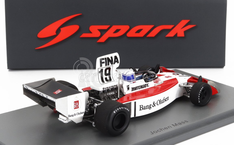 Spark-model Surtees F1  Ts16 N 19 German Gp 1974 J.mass 1:43 Červená Bílá