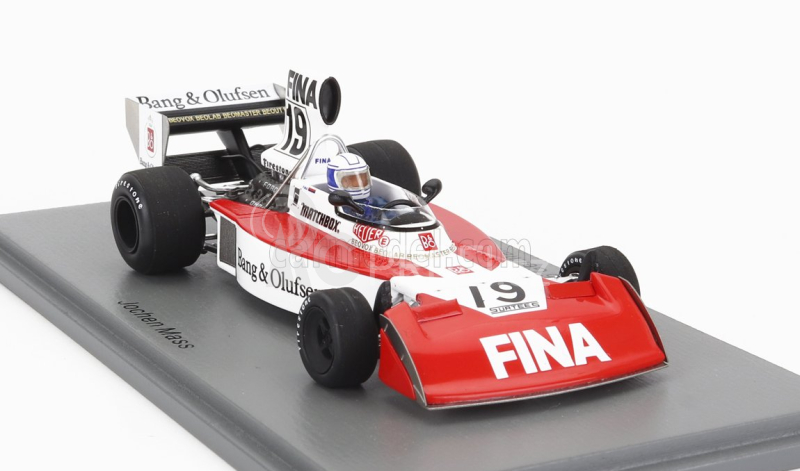 Spark-model Surtees F1  Ts16 N 19 German Gp 1974 J.mass 1:43 Červená Bílá