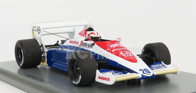 Spark-model Toleman F1  Tg184 N 20 Usa Gp 1984 J.cecotto 1:43 Modrá Bílá Červená