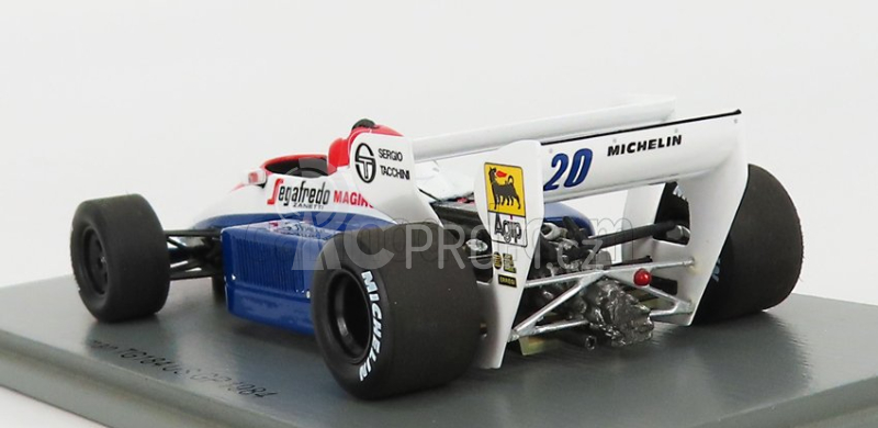 Spark-model Toleman F1  Tg184 N 20 Usa Gp 1984 J.cecotto 1:43 Modrá Bílá Červená