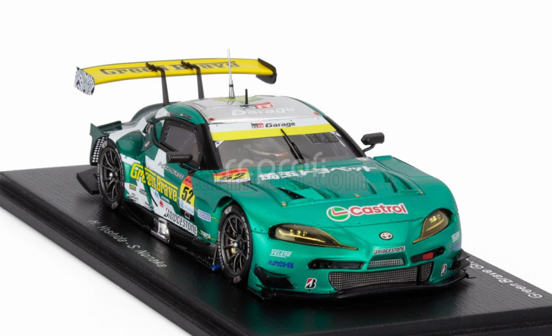Spark-model Toyota Gr Supra Team Saitama Green Brave N 52 Gt300 Class Super Gt 2024 Hiroki Yoshisa - Seita Nonaka 1:43 Green Met
