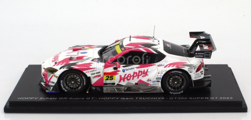 Spark-model Toyota Gr Supra Team Tsuchiya N 25 Gt300 Class Super Gt 2023 T.suganami - S.nonaka 1:43 Bílá Fucsia