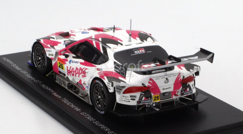Spark-model Toyota Gr Supra Team Tsuchiya N 25 Gt300 Class Super Gt 2023 T.suganami - S.nonaka 1:43 Bílá Fucsia