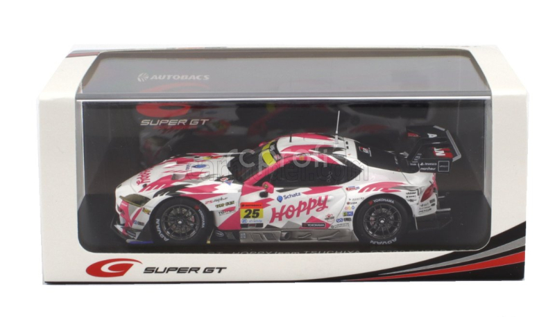 Spark-model Toyota Gr Supra Team Tsuchiya N 25 Gt300 Class Super Gt 2023 T.suganami - S.nonaka 1:43 Bílá Fucsia