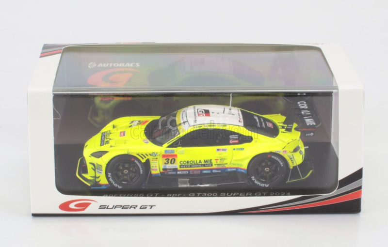 Spark-model Toyota Gr86 Gt Team Apr N 30 Gt300 Class Super Gt 2024 Hiroaki Nagai - Rikuto Kobayashi - Manabu Orido 1:43 Žlutá