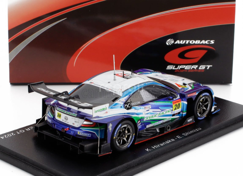 Spark-model Toyota Gr86 Gt Team Shade Racing N 20 Gt300 Class Super Gt 2024 Katsuyuki Hiranaka - Eijiro Shimizu 1:43 Modrá Bílá