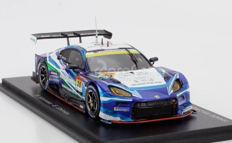 Spark-model Toyota Gr86 Gt Team Shade Racing N 20 Gt300 Class Super Gt 2024 Katsuyuki Hiranaka - Eijiro Shimizu 1:43 Modrá Bílá