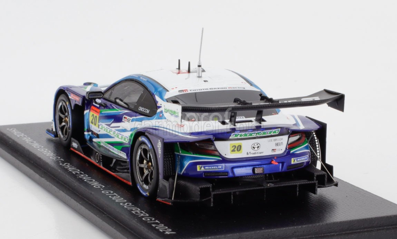 Spark-model Toyota Gr86 Gt Team Shade Racing N 20 Gt300 Class Super Gt 2024 Katsuyuki Hiranaka - Eijiro Shimizu 1:43 Modrá Bílá
