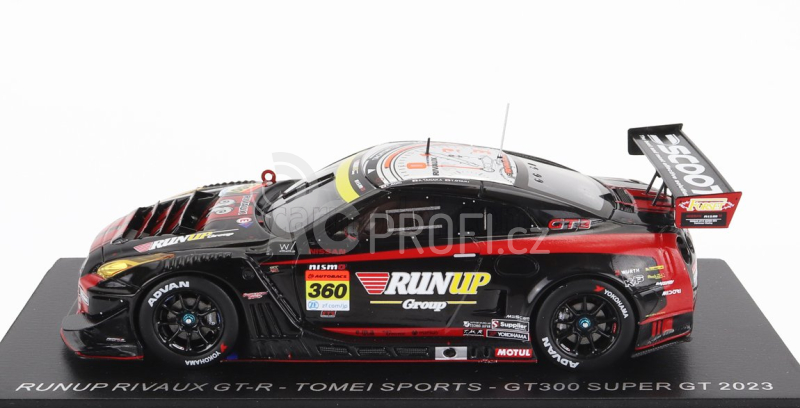 Spark-model Toyota Gt-r Team Tomei Sport N 360 Gt300 Class Super Gt 2023 T.aoki - A.tanaka - T.otaki 1:43 Šedá Červená