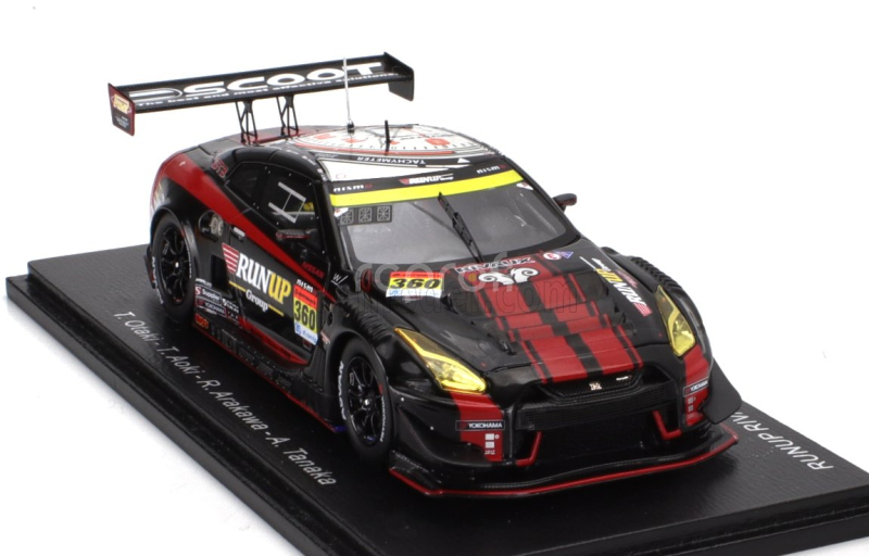 Spark-model Toyota Gt-r Team Tomei Sport N 360 Gt300 Class Super Gt 2024 Takayuki Aoki - Atsushi Tanaka 1:43 Černá Červená