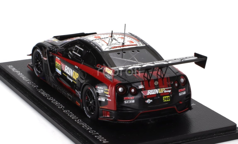 Spark-model Toyota Gt-r Team Tomei Sport N 360 Gt300 Class Super Gt 2024 Takayuki Aoki - Atsushi Tanaka 1:43 Černá Červená
