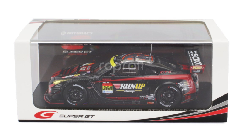 Spark-model Toyota Gt-r Team Tomei Sport N 360 Gt300 Class Super Gt 2024 Takayuki Aoki - Atsushi Tanaka 1:43 Černá Červená