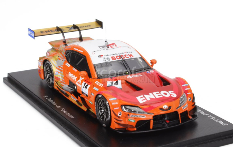 Spark-model Toyota Supra Gr Team Eneos Rookie N 14 Gt500 Class Super Gt 2024 Kazuya Oshima - Nirei Fukuzumi 1:43 Oranžová Bílá