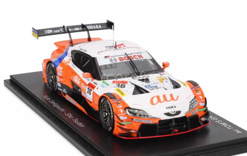 Spark-model Toyota Supra Gr Team Tgr N 36 Gt500 Class Gt500 Super Gt 2021 Yuhi Sekiguchi - Sho Tsuboi 1:43 Oranžová Bílá
