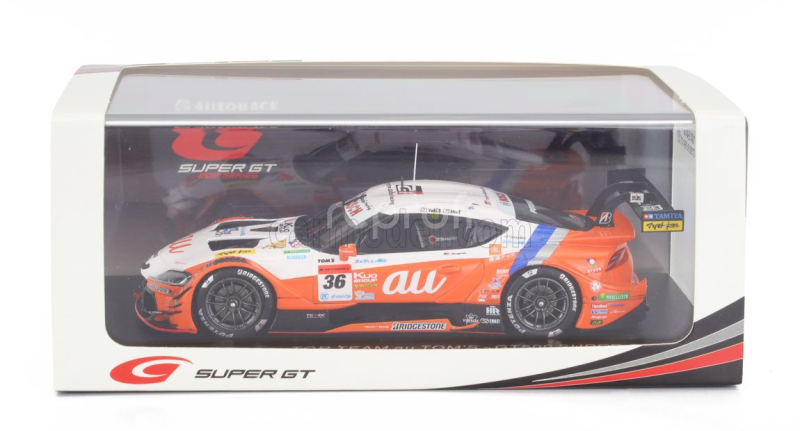 Spark-model Toyota Supra Gr Team Tgr N 36 Gt500 Class Gt500 Super Gt 2021 Yuhi Sekiguchi - Sho Tsuboi 1:43 Oranžová Bílá