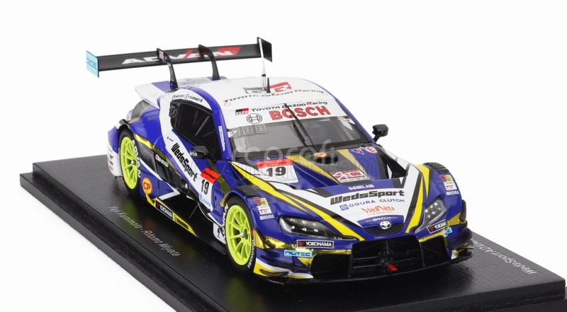 Spark-model Toyota Supra Gr Team Wedssport Bandoh N 19 Gt500 Class Super Gt 2020 Yuji Kunimoto - Ritomo Miyata 1:43 Modrá Bílá Žlutá