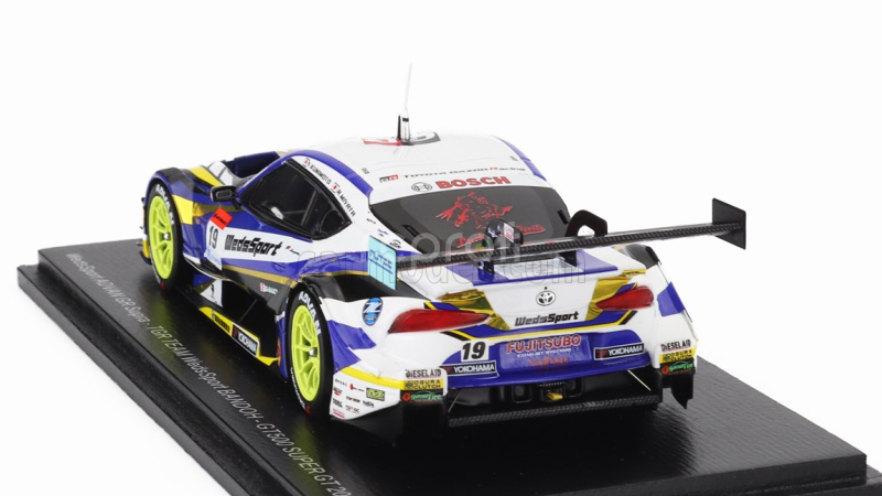 Spark-model Toyota Supra Gr Team Wedssport Bandoh N 19 Gt500 Class Super Gt 2020 Yuji Kunimoto - Ritomo Miyata 1:43 Modrá Bílá Žlutá