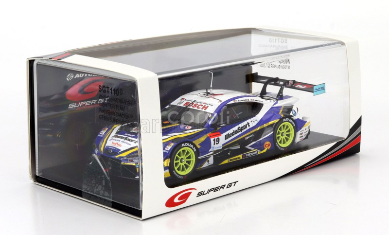 Spark-model Toyota Supra Gr Team Wedssport Bandoh N 19 Gt500 Class Super Gt 2020 Yuji Kunimoto - Ritomo Miyata 1:43 Modrá Bílá Žlutá