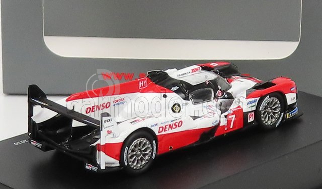 Spark-model Toyota Ts050 2.4l Hybrid Turbo V6 Team Toyota Gazoo Racing N 7 3rd 24h Le Mans 2020 M.conway - K.kobayashi - J.m.lopez 1:87 Červená Bílá