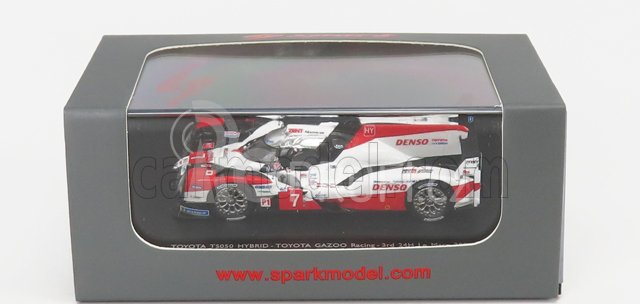 Spark-model Toyota Ts050 2.4l Hybrid Turbo V6 Team Toyota Gazoo Racing N 7 3rd 24h Le Mans 2020 M.conway - K.kobayashi - J.m.lopez 1:87 Červená Bílá