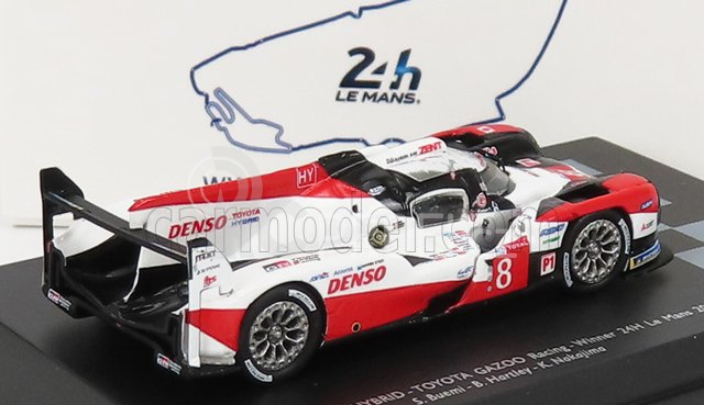 Spark-model Toyota Ts050 2.4l Hybrid Turbo V6 Team Toyota Gazoo Racing N 8 Winner 24h Le Mans 2020 S.buemi - B.hartley - K.nakajima 1:87 Červená Bílá
