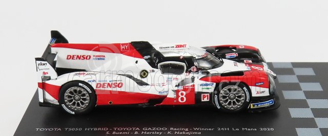 Spark-model Toyota Ts050 2.4l Hybrid Turbo V6 Team Toyota Gazoo Racing N 8 Winner 24h Le Mans 2020 S.buemi - B.hartley - K.nakajima 1:87 Červená Bílá
