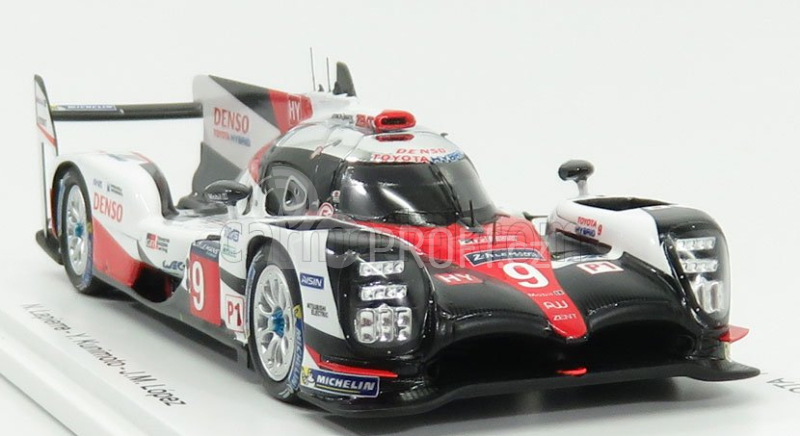 Spark-model Toyota Ts050 Hybrid 2.4l Turbo V6 Team Toyota Gazoo Racing N 9 24h Le Mans 2017 J.m.lopez - N.lapierre - Y.kunimoto 1:43 Bílá Červená Černá