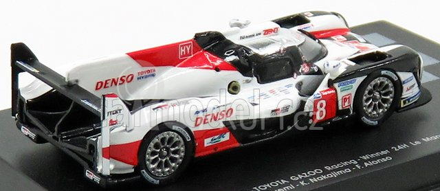 Spark-model Toyota Ts050 Hybrid Team Toyota Gazoo Racing N 8 Winner 24h Le Mans 2019 S.buemi - K.nakajima - F.alonso 1:87 Bílá Červená Černá