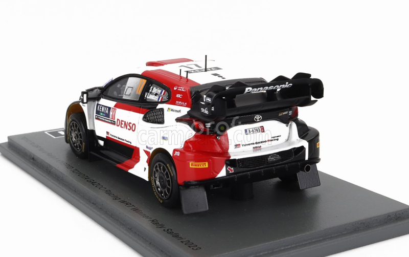 Spark-model Toyota Yaris Gr Hybrid Rally1 Team Toyota Gazoo Racing Wrt N 17 Winner Rally Safari 2023 Sebastian Ogier - Vincent Landais 1:43 Bílá Červená Černá