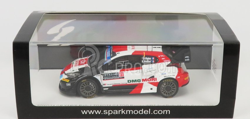 Spark-model Toyota Yaris Gr Rally1 Team Toyota Gazoo Racing Wrt N 1 2nd Rally Montecarlo 2022 Sebastian Ogier - Benjamin Veillas 1:43 Bílá Červená Černá